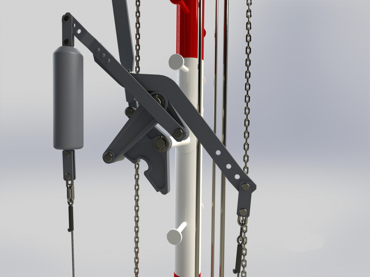 铁路信号灯3d模型 3D模型SolidWorks三维设计图
